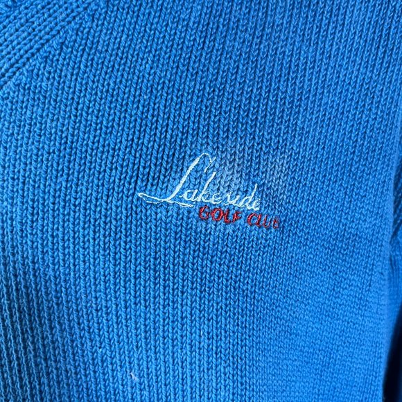 Distressed Blue Sweater - Picture 2 of 3